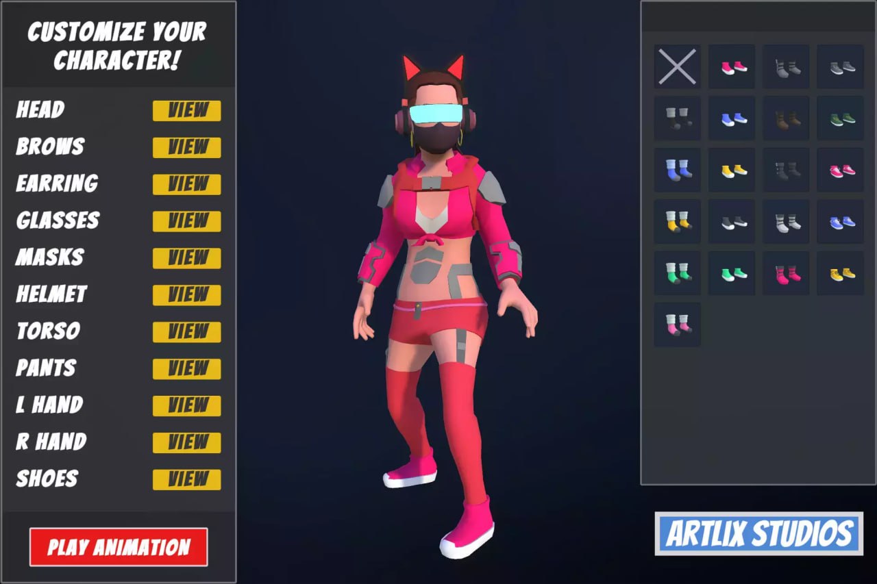 Customizable 3D Cyberpunk Characters Vol 2📱 - изображение 4